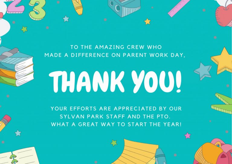 Thank You, Parents! – Sylvan Park Paideia Elementary School