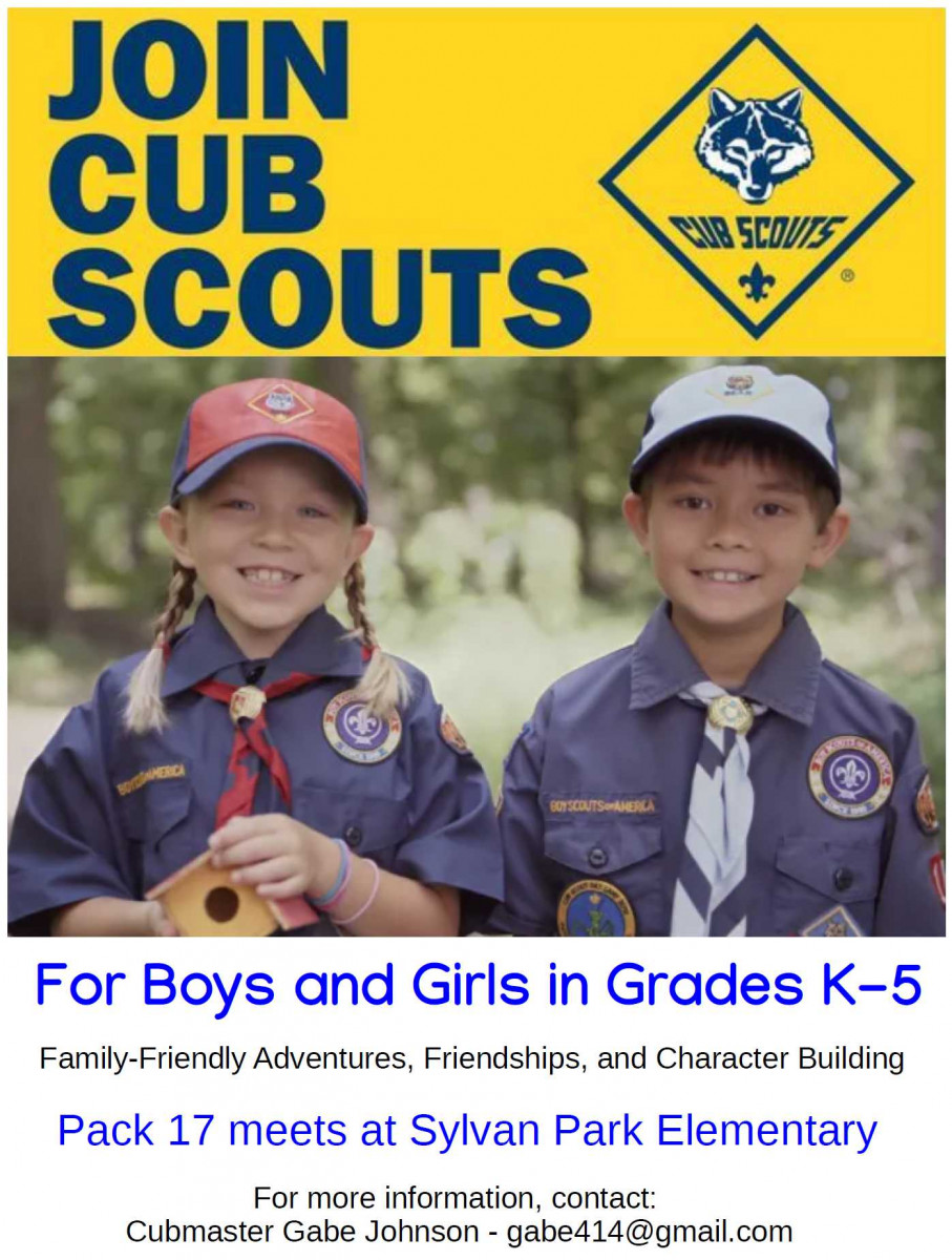 Cub Scouts – Sylvan Park Paideia Elementary School